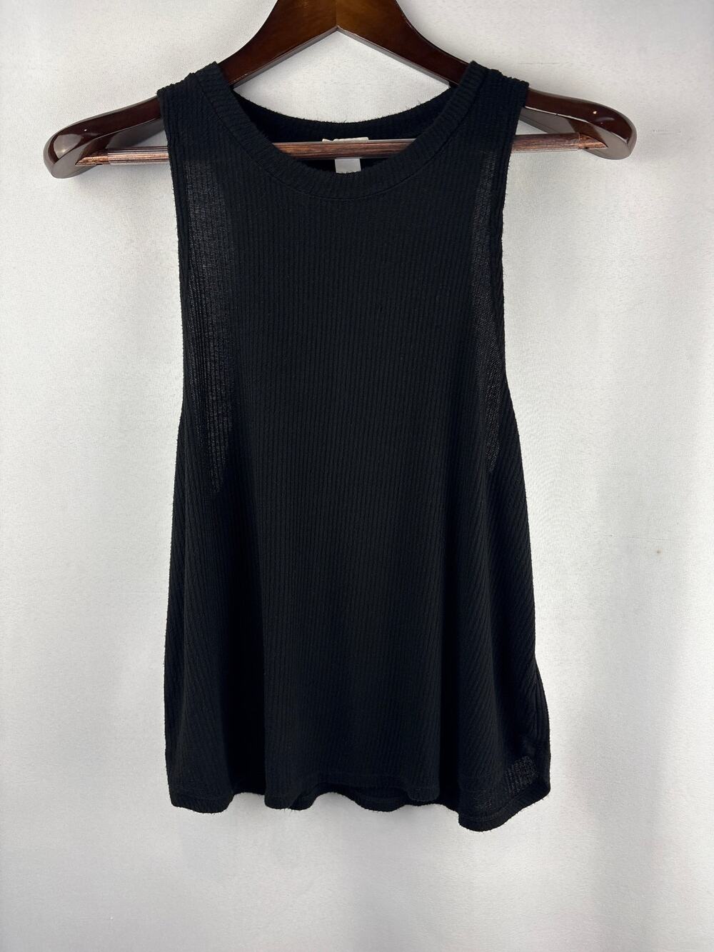 Women’s EberJey XS Black Ribbed Tank Top